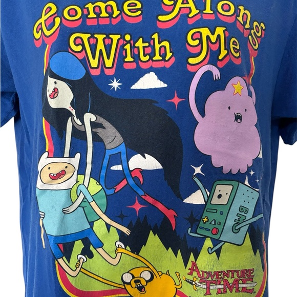 Adventure time t shirt. Good condition. Size medium - Picture 2 of 5